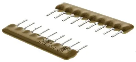 Produktfoto 1 von Bourns Serie 4600X Widerstands-Array BUS, 8 x 330 Ω, 1.13 W 2 %, Bauform SIP Lot