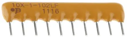 Produktfoto 1 von Bourns Serie 4600X Widerstands-Array BUS, 9 x 1 kΩ, 1.25 W 2 %, Bauform SIP Lot