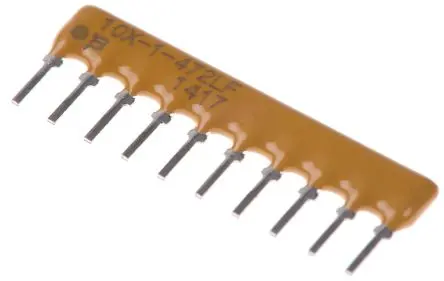 Produktfoto 1 von Bourns Serie 4600X Widerstands-Array BUS, 9 x 4.7 kΩ, 1.25 W 2 %, Bauform SIP Lot