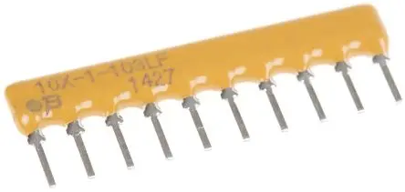 Produktfoto 1 von Bourns Serie 4600X Widerstands-Array BUS, 9 x 10 kΩ, 1.25 W 2 %, Bauform SIP Lot