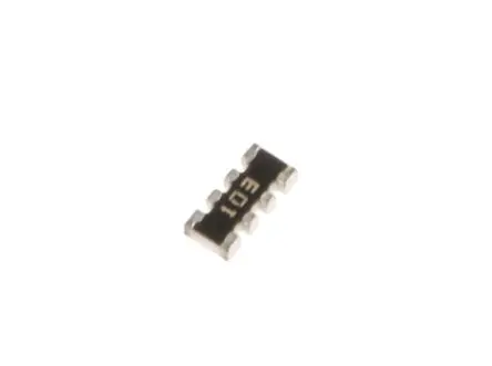 Produktfoto 1 von Bourns Serie CAY16 Widerstands-Array ISOL, 4 x 10 kΩ, 0.25 W 5 %, Bauform 1206 Konvex