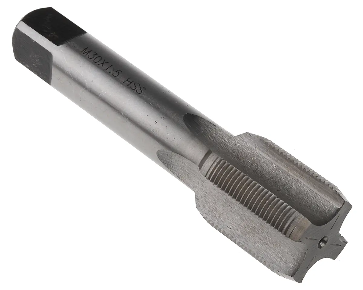 Produktfoto 1 von RS PRO Gewindebohrer HSS, Metrisch Fein Gerade Nut, 1-teilig M30