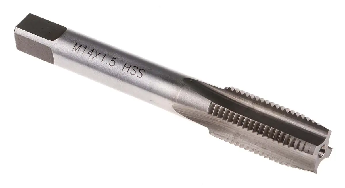 Produktfoto 1 von RS PRO Gewindebohrer HSS, Metrisch Fein Zweiter Schnitt, 1-teilig M14
