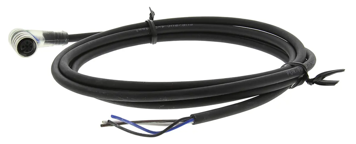 Produktfoto 1 von Molex 120006, 4-polig Sensor-Betätigungselementkabel, M12 Buchse / Freies Ende Nicht abgeschlossen, Länge 2 m