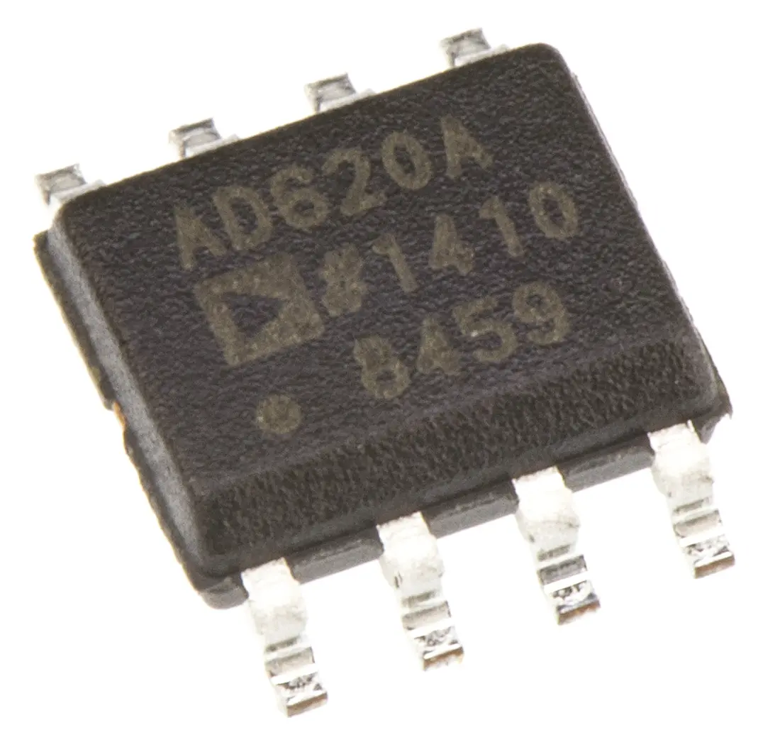 Produktfoto 1 von Analog Devices Instrumentierungsverstärker SOIC, Offset 0.13 mV Oberfläche 120 kHz 8-Pin 1.3 mA 18 V 2.3 V