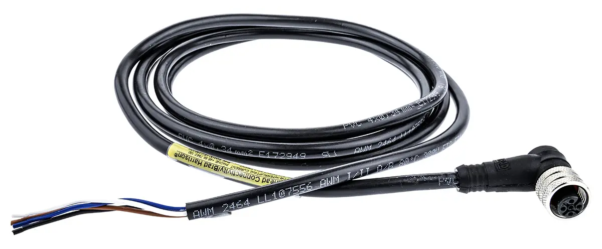 Produktfoto 1 von Molex Micro-Change, 4-polig Sensor-Betätigungselementkabel, M12, Rechtwinklig Buchse / Nicht abgeschlossen Stecker,
