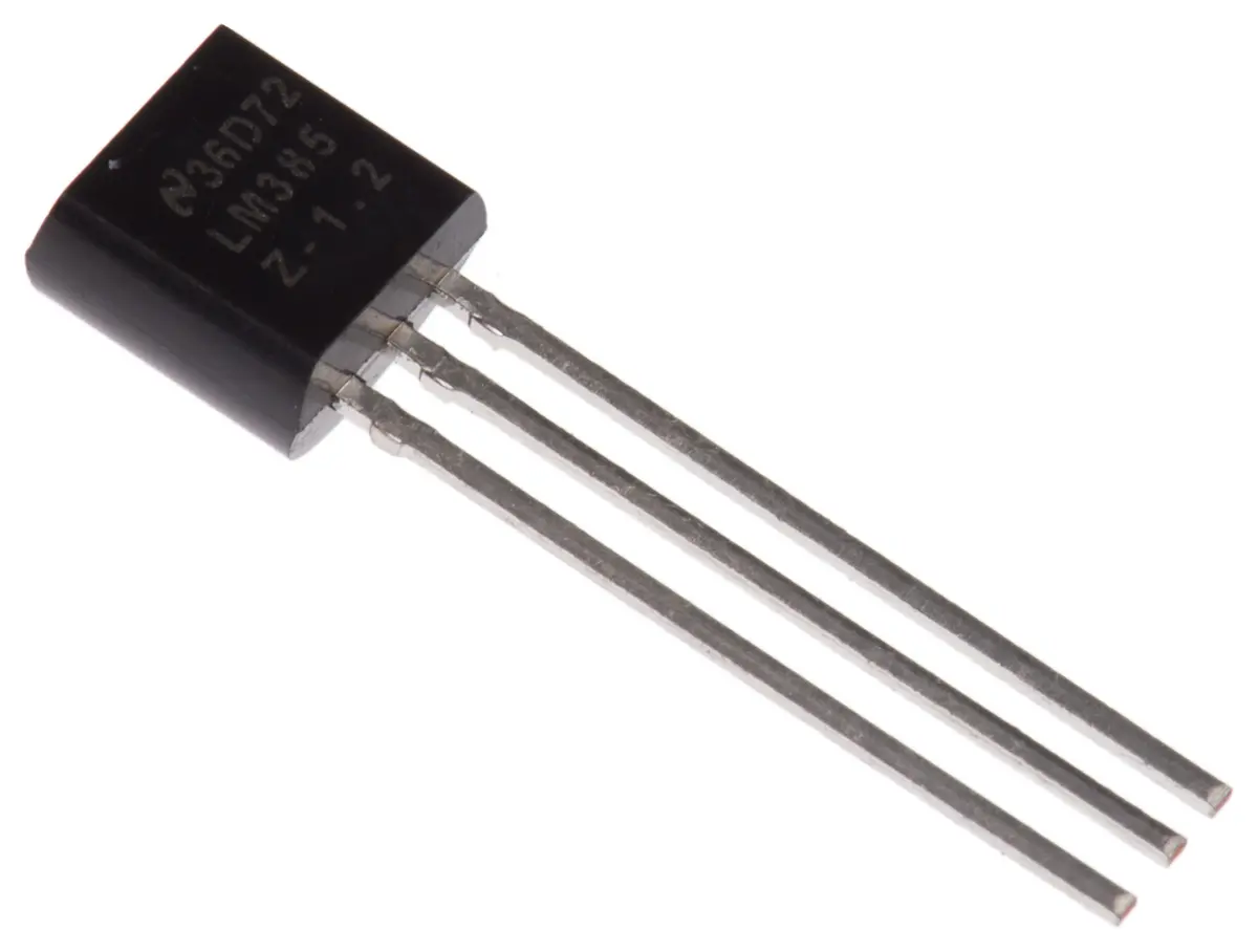 Produktfoto 1 von Texas Instruments Referenzspannung TO-92, 1.26V max., Festwert, 3-Pin, ±2 %, Nebenwiderstand
