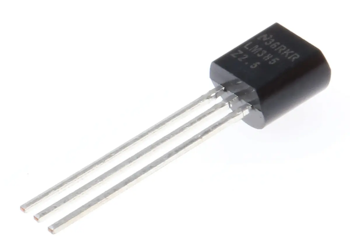Produktfoto 1 von Texas Instruments Referenzspannung TO-92, 1.26V max., Festwert, 3-Pin, ±3 %, Nebenwiderstand