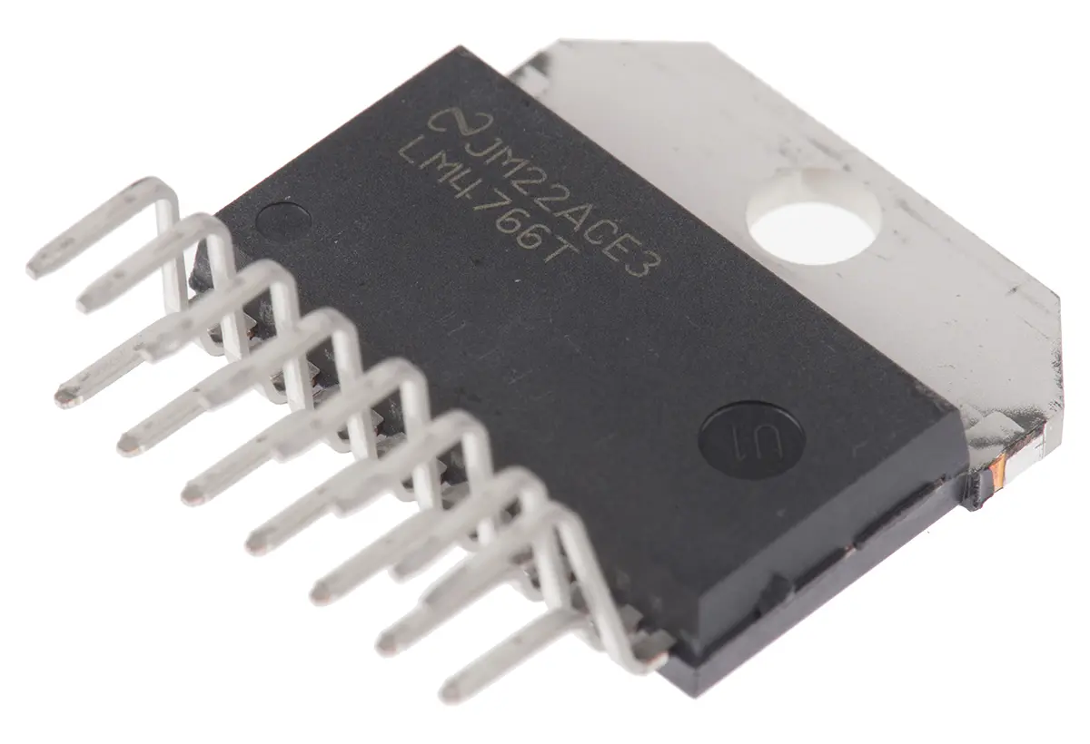 Produktfoto 1 von Texas Instruments 2 Klasse A-B Audioverstärker 40W Audio-Leistungsverstärker 8 MHz TO-220 15-Pin 85 °C