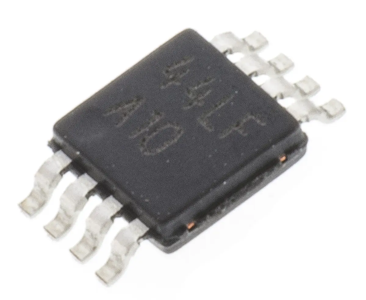 Produktfoto 1 von Texas Instruments Operationsverstärker Oberfläche 1.5 MHz MSOP, biplor typ. 15.5 V, biplor typ. 5 V, 8-Pin