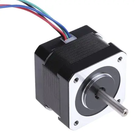 Produktfoto 1 von RS PRO 1.8 ° Schrittmotor 2.8V / 1.33A 0.22Nm, 42.3 x 42.3 mm Wellen-Ø 5 mm