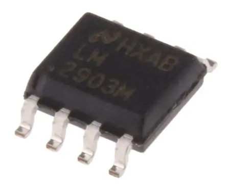 Produktfoto 1 von Texas Instruments Komparator Differenzial SOIC Open-Collector 1.5 μs 2-Kanal 8-Pin 36V 3 V