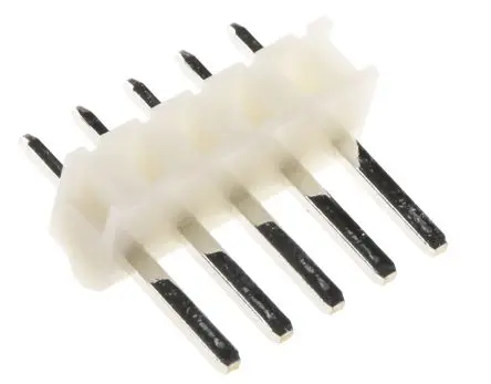 JST NH Stiftleiste Gerade, 5-polig / 1-reihig, Raster 2.5 mm Raster Durchsteckmontage, Kabel-Platine, Unisoliert