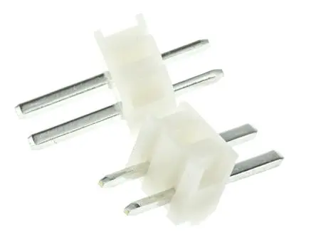 JST NH Stiftleiste Gerade, 2-polig / 1-reihig, Raster 2.5 mm Raster Durchsteckmontage, Kabel-Platine, Unisoliert
