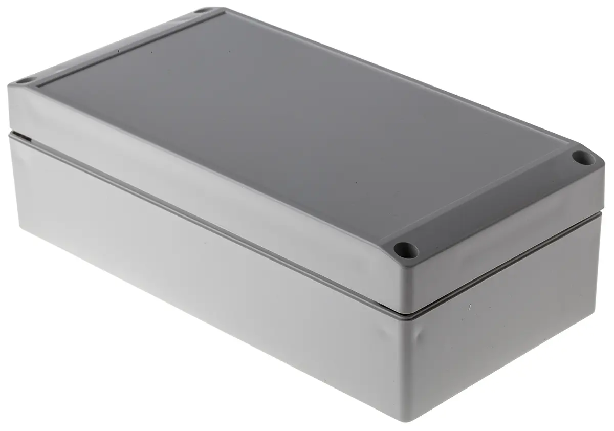 Produktfoto 1 von ROLEC Technobox; Gehäuse; ABS; Grau IP66 Breite 101 mm Höhe 60 mm Länge 201 mm