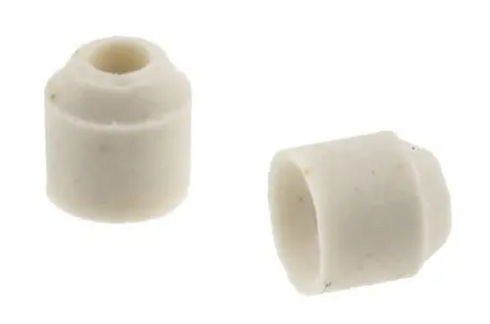 Produktfoto 1 von RS PRO Keramikperle 1.5 mm Bohrung 1200 °C Weiß