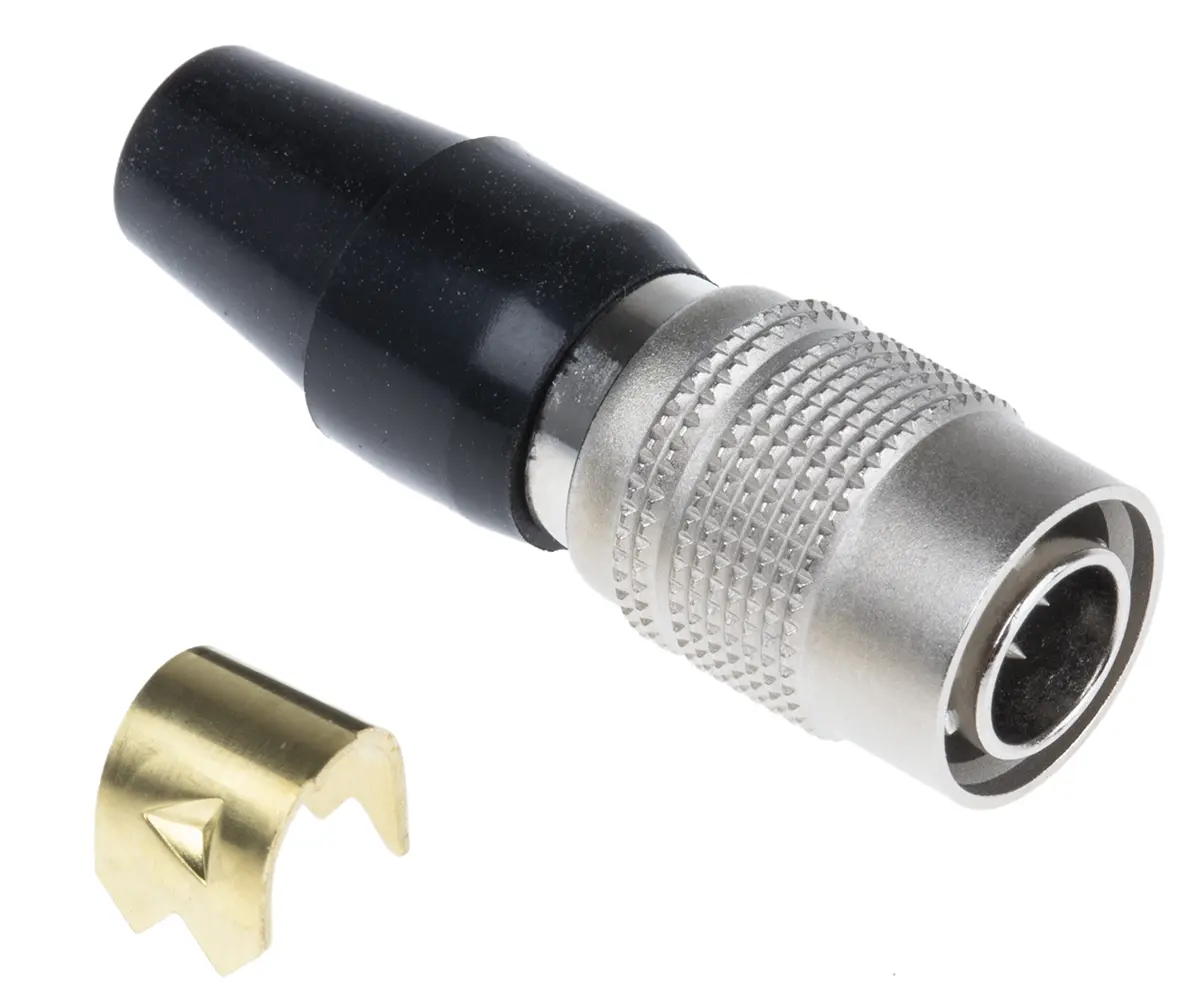 Produktfoto 1 von Hirose HR10 7 Miniature Rundsteckverbinder Stecker 6-polig Stecker 2A Kabel
