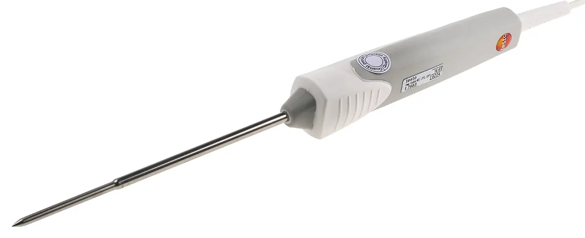 Produktfoto 1 von Testo Temperatursensor, CTN x 50 mm Eintauchen, Einstich, Ø 5 mm, max.Temp 120 °C