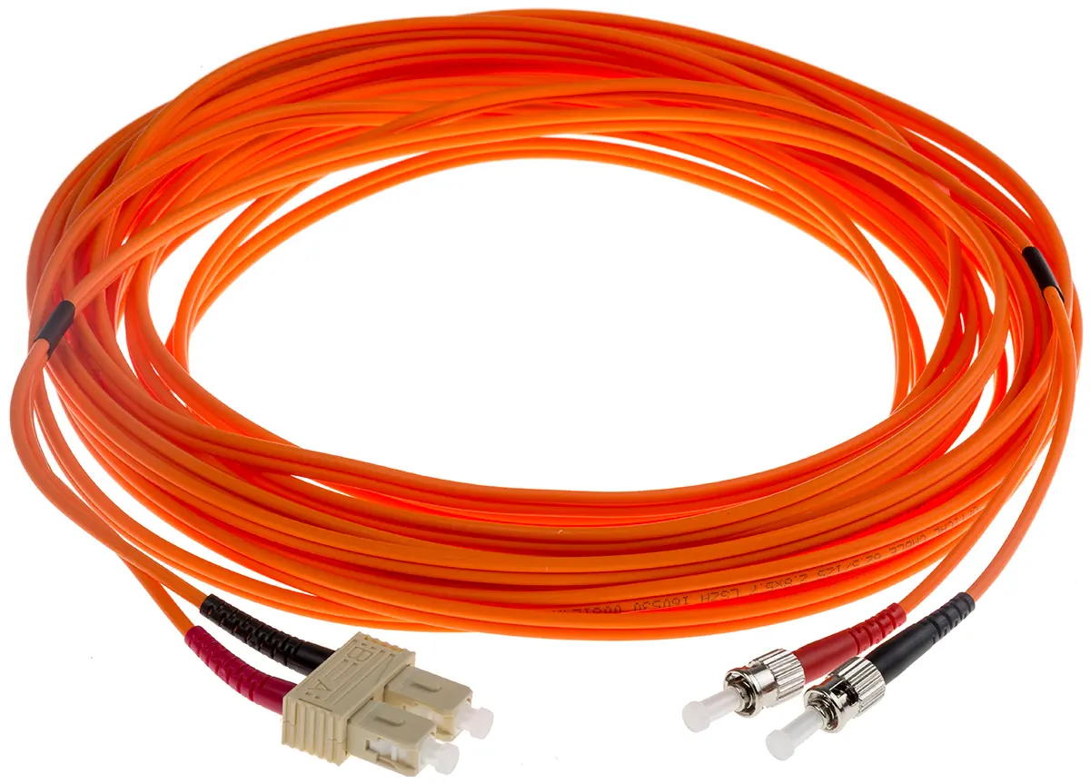 Produktfoto 1 von RS PRO LWL-Kabel 10 m, Raucharm halogenfrei Orange 125 μm
