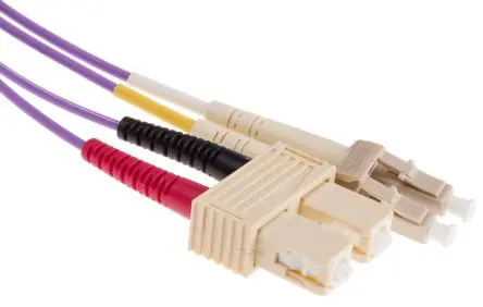 RS PRO LWL-Kabel 1 m, Raucharm halogenfrei Violett 125 μm