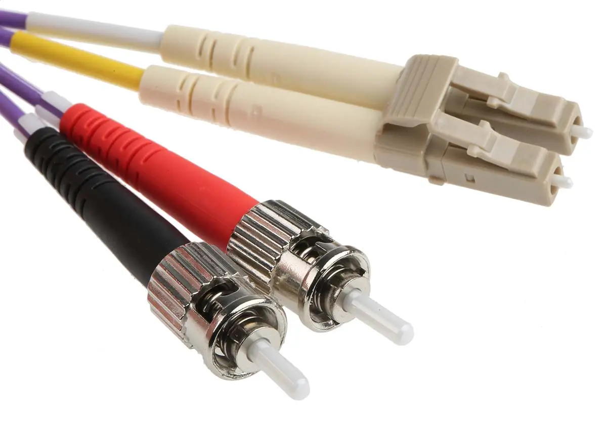 Produktfoto 1 von RS PRO LWL-Kabel 1 m, Raucharm halogenfrei Violett 125 μm