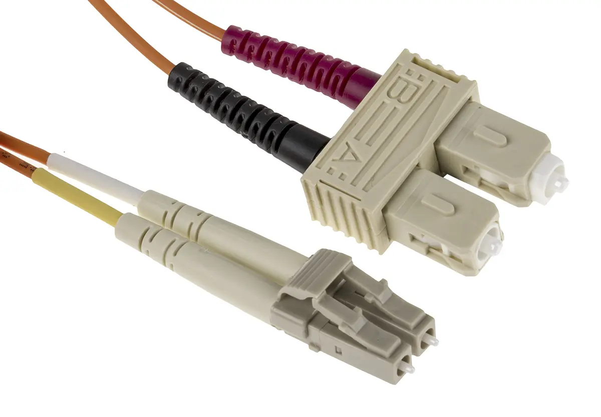 Produktfoto 1 von RS PRO LWL-Kabel 5 m, Raucharm halogenfrei Orange 125 μm