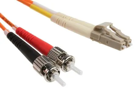 Produktfoto 1 von RS PRO LWL-Kabel 3 m, Raucharm halogenfrei Orange 125 μm