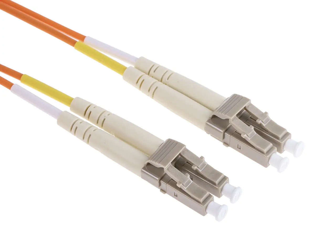 Produktfoto 1 von RS PRO LWL-Kabel 2 m, Raucharm halogenfrei Orange 125 μm