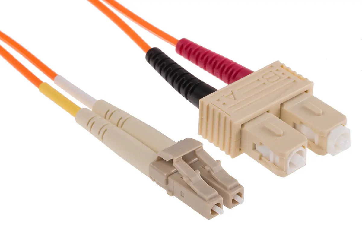 Produktfoto 1 von RS PRO LWL-Kabel 10 m 2-Fasern, Raucharm halogenfrei Orange 125 μm
