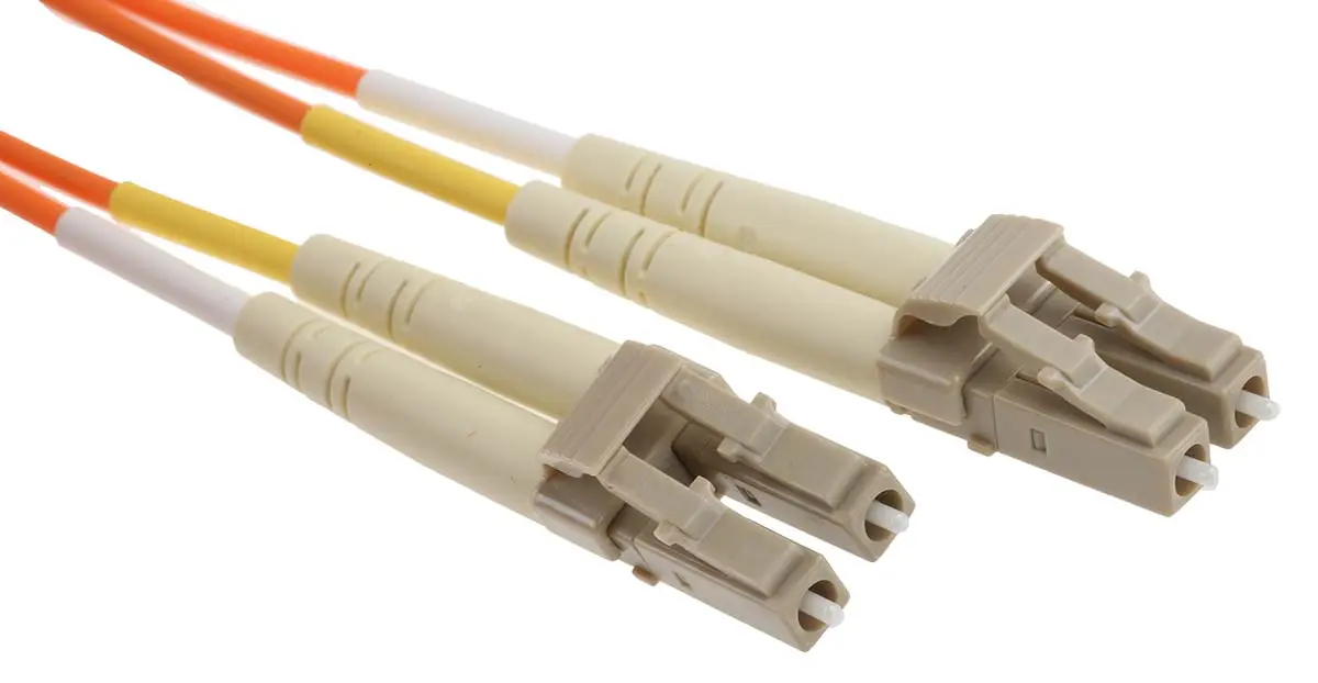 Produktfoto 1 von RS PRO LWL-Kabel 2 m, Raucharm halogenfrei Orange 125 μm
