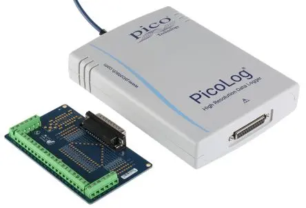 Produktfoto 1 von Pico Technology ADC-24 & TERM Spannung Spannung Datenprotokolliergerät, USB 1.1, USB 2.0, 0 °C 8-Kanal → 45 °C