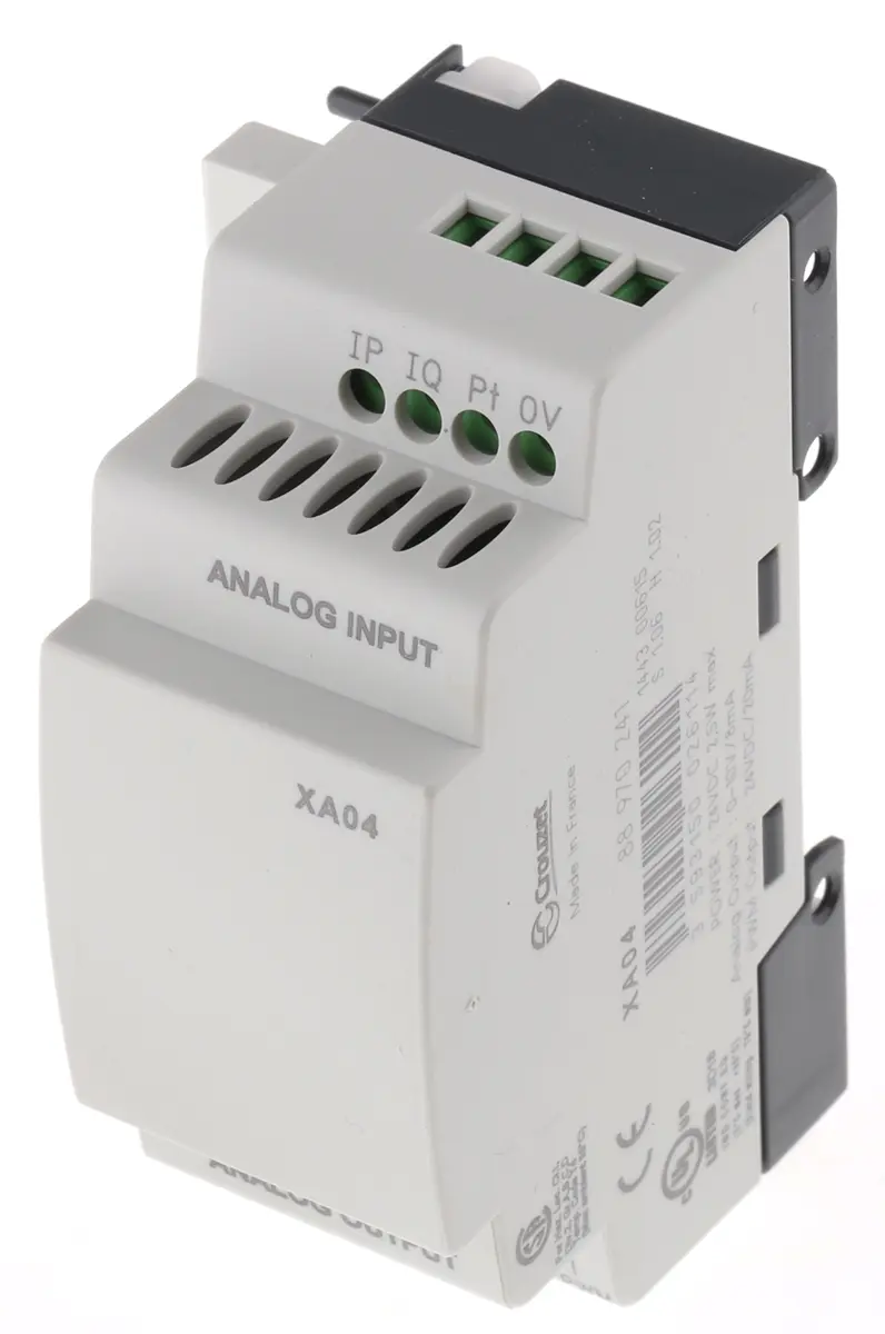 Produktfoto 1 von Crouzet Millenium 3 E/A-Modul, 2 Eing. Analog Ausg.Typ Analog Eing.Typ