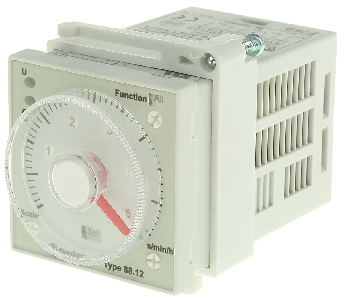 Produktfoto 1 von Finder 88 Zeitrelais, Panel 12 to 240 V dc 230V ac, 24 V ac, 2 Kont. Multifunktion, 2-poliger Umschalter