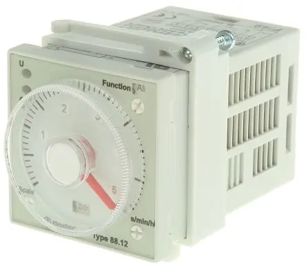 Produktfoto 1 von Finder 88 Zeitrelais, Panel 12 to 240 V dc 230V ac, 24 V ac, 2 Kont. Multifunktion, 2-poliger Umschalter