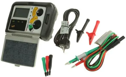 Produktfoto 1 von Megger 2-Draht Kombiniertes Prüfgerät für Schleifenimpedanz und FI-Schutzschalter CAT III 500V 1000 mA AC, DC