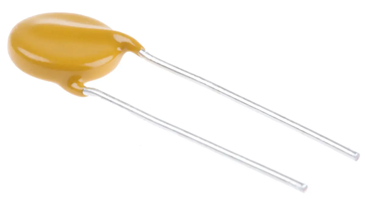 BC Components VDR Metalloxid-Varistor, 300 pF, 390 V / 25 A 650 V, 2.5 kA max., Ø 13.5 mm, 8 mm, L. 31.5 mm