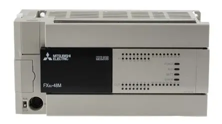 Produktfoto 1 von Mitsubishi FX3U Logikmodul, 24 Eing. Relais Ausg.Typ Sink Eing.Typ