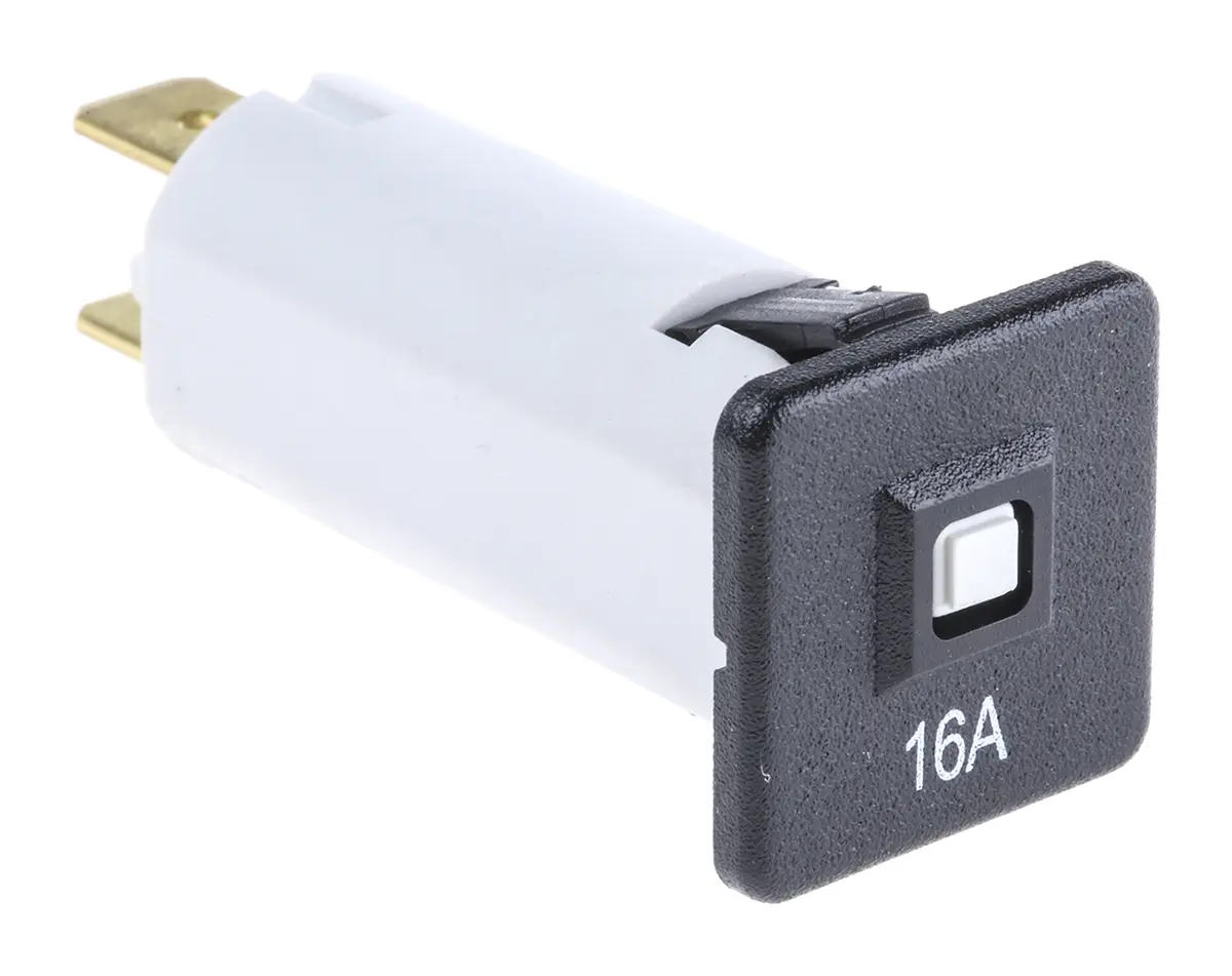 Produktfoto 1 von Schurter  Geräteschutzschalter, 1-polig, 16A, 48 V dc, 240V ac