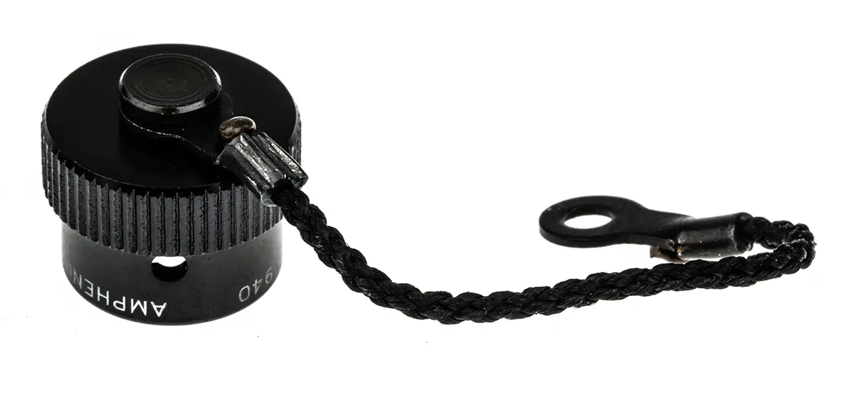 Amphenol Limited 812 Stecker Staubkappe aus Aluminium Größe 8 Zink-Kobalt-beschichtet / MIL-DTL-26482
