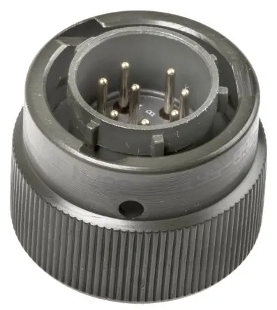 Produktfoto 1 von Amphenol Limited, 62 GB Messing MIL-Spec Rundsteckverbinder Gerade, 8-polig, Kabel, Gehäuse 12 Stecker, MIL-DTL-26482,