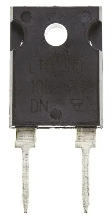 Produktfoto 1 von Vishay LTO100 Dickschicht Widerstand, Radial 10 Ω 5 % / 100 W