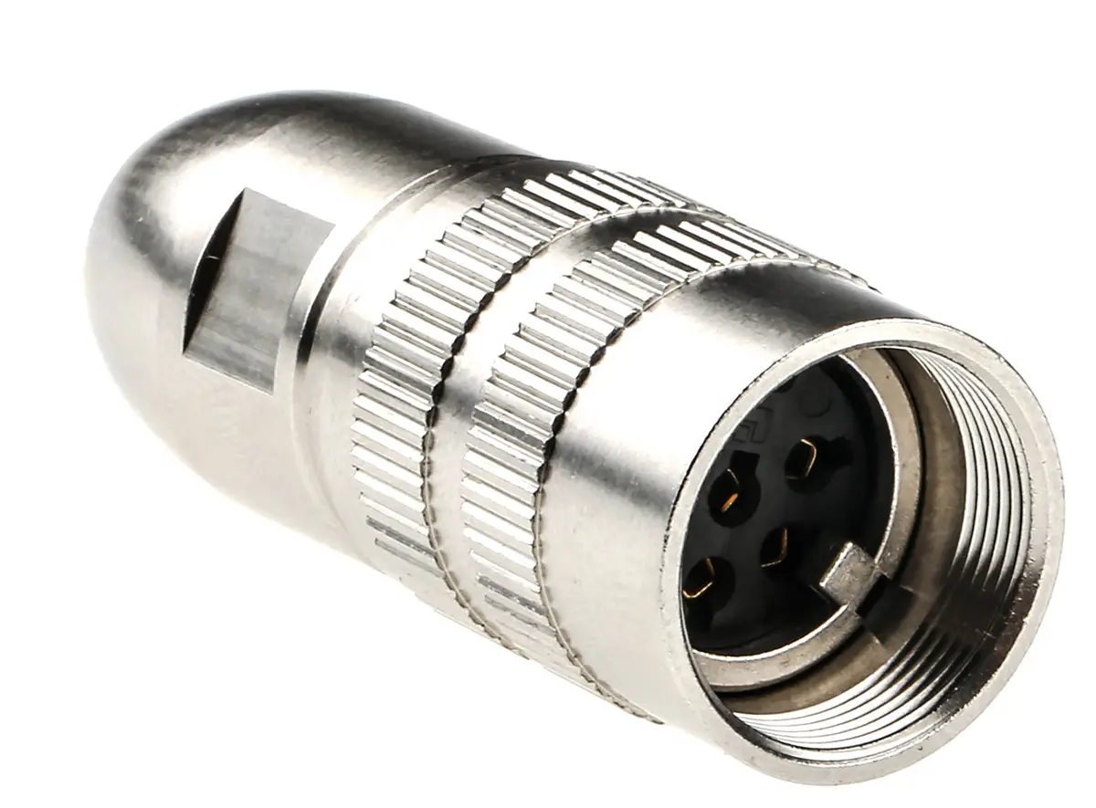 Produktfoto 1 von Lumberg 322 Standard DIN-Buchse Gerade 6-polig, DIN EN 60529, 250 V ac 5A IP68 Kabel, Schrauben Buchse