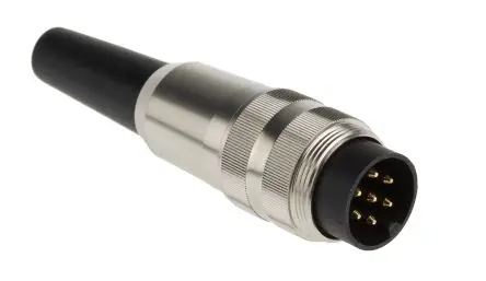 Produktfoto 1 von Lumberg SV M16 DIN-Stecker Gerade 7-polig, DIN EN 60529, 250V ac 5A IP40 Kabel, Schrauben Stecker
