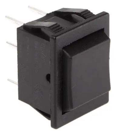 Produktfoto 1 von Arcolectric Panel Wippschalter 2-poliger Umschalter Ein-Aus-Ein Ein-Aus-Ein, 16A, IP65