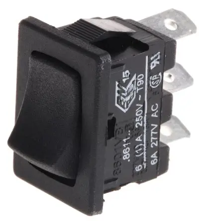 Produktfoto 1 von Arcolectric Panel Wippschalter SPST Ein-Aus Ein-Ein, 6A, IP67