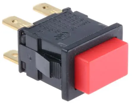Produktfoto 1 von Arcolectric (Bulgin) Ltd 8300 Druckschalter Rastend Panel Ø 12.9 mm, 2-poliger Umschalter / 16A 250 V ac, IP65