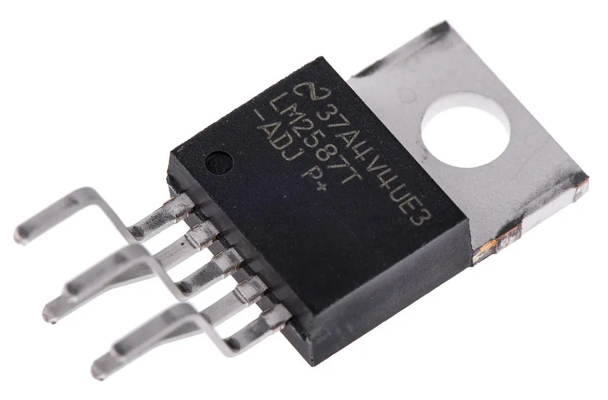 Produktfoto 1 von Texas Instruments Boost Schaltregler Step Up 1-Ausg. TO-220, 5-Pin, Einstellbar, 115 kHz