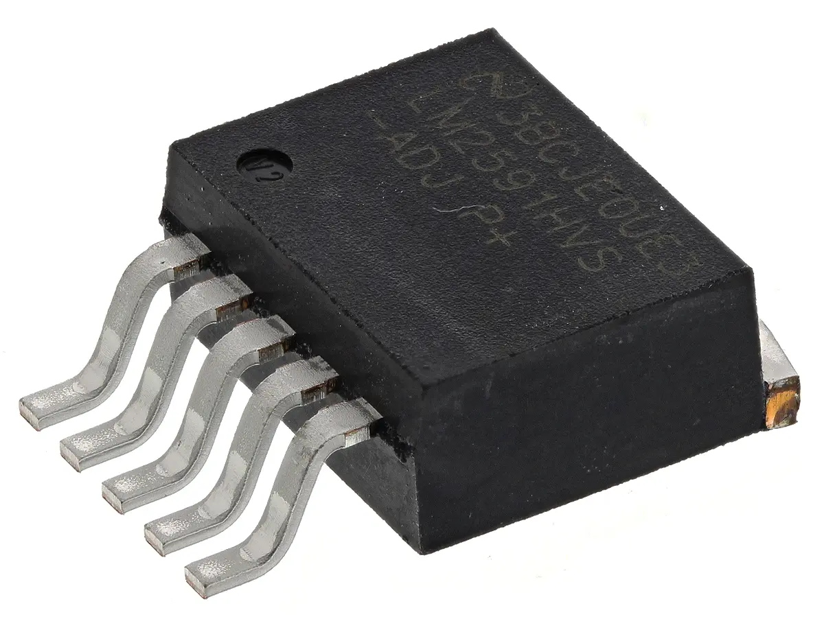 Produktfoto 1 von Texas Instruments Abwärtswandler 1A 57 V Buck Controller 1,2 V 4,5 V / 60 V Einstellbar SMD 5-Pin
