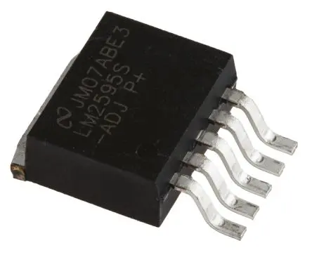 Produktfoto 1 von Texas Instruments LM2595 Buck Schaltregler / Ausgang 37V, 1 Ausg., 1 A, Oberfläche