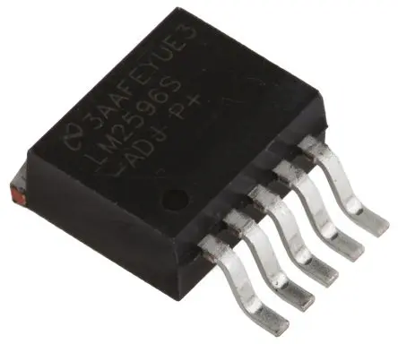 Produktfoto 1 von Texas Instruments LM2596 Buck Schaltregler / Ausgang 37V, 1 Ausg., 3 A, Oberfläche